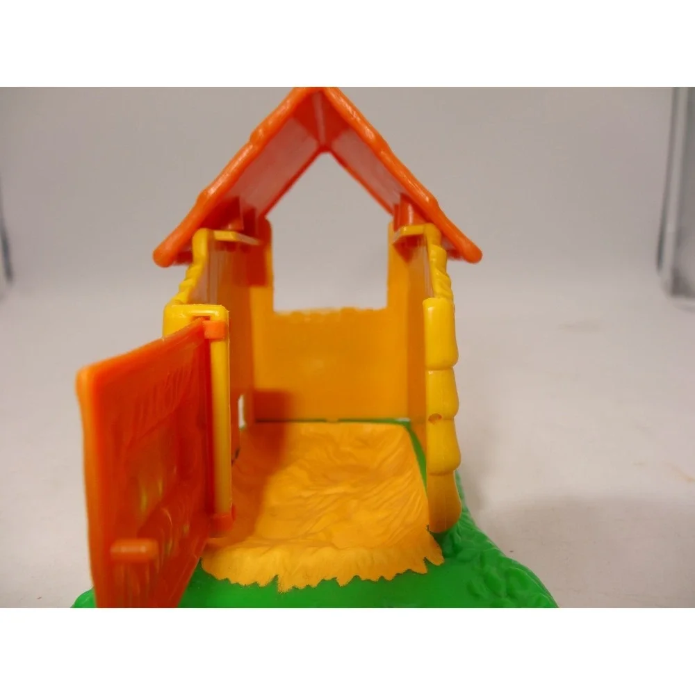 Littlest Pet Shop Zoo Baby Zebra and Mouse House Only LPS 1993 Kenner‎ Tonka Vtg